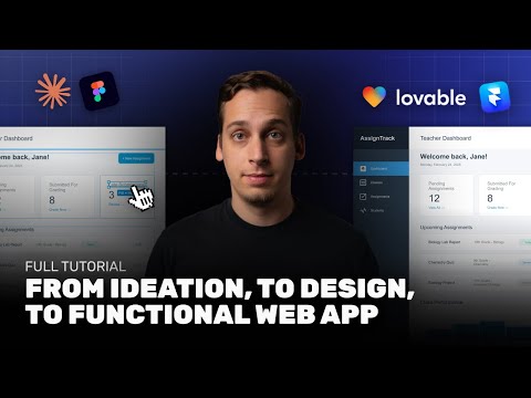 Building a Dashboard in Lovable: Claude AI Mockups, Figma to Lovable & Framer Landing Page